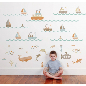 Baby boy room stickers best sale